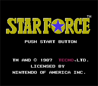 Star Force - Screenshot - Game Title Image