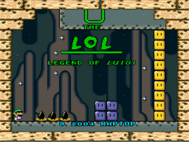 Legend of Luigi - Screenshot - Game Title Image