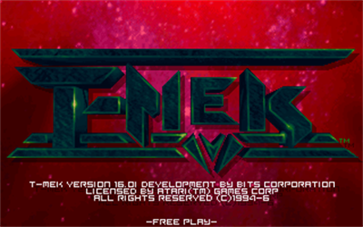T-Mek - Screenshot - Game Title Image