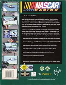 NASCAR Racing - Box - Back Image