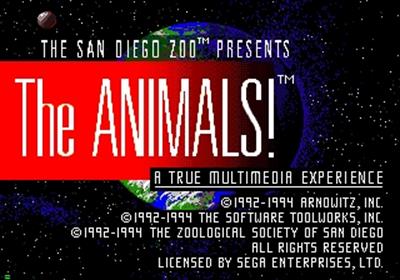 The San Diego Zoo Presents... The Animals! - Screenshot - Game Title Image