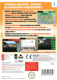 Warning: Code De La Route - Box - Back Image