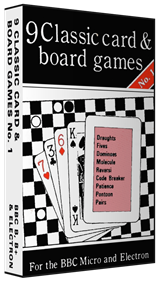 9 Classic card & board games: No. 1 - Box - 3D Image