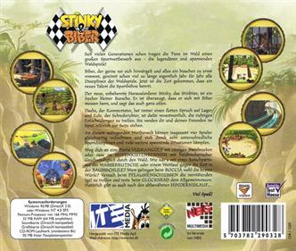 Stinky & Beaver: In the Wood Games - Box - Back Image
