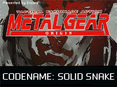 Metal Gear Origin: Code Name: Solid Snake - Screenshot - Game Title Image