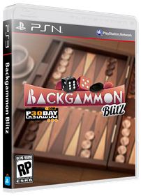 Backgammon Blitz - Box - 3D Image