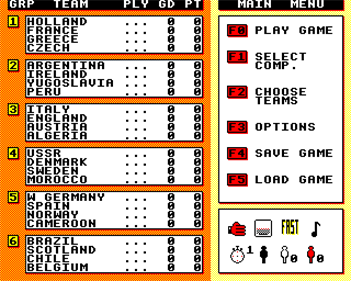 Arcade Soccer - Screenshot - Game Select Image