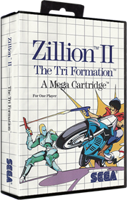 Zillion II: The Tri Formation - Box - 3D Image