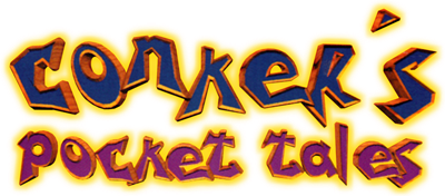 Conker's Pocket Tales - Clear Logo Image