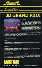 3D Grand Prix - Box - Back Image