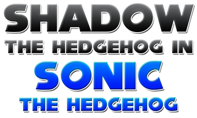 Shadow the Hedgehog in Sonic The Hedgehog - Clear Logo Image