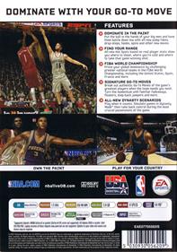 NBA Live 08 - Box - Back Image