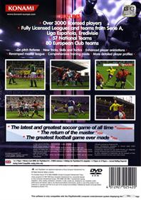 World Soccer: Winning Eleven 8 International - Box - Back Image