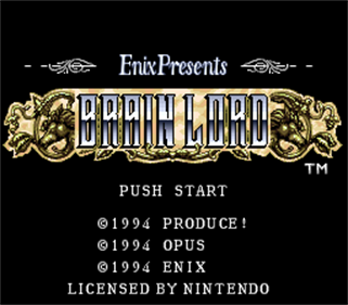 Brain Lord - Screenshot - Game Title