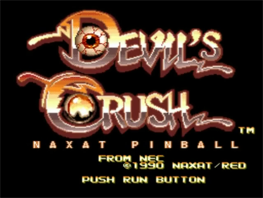 Devil's Crush - Screenshot - Game Title Image