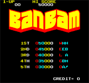 BanBam - Screenshot - High Scores Image