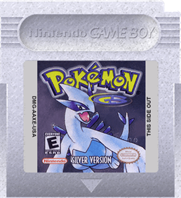 Pokémon Silver Version - Fanart - Cart - Front Image