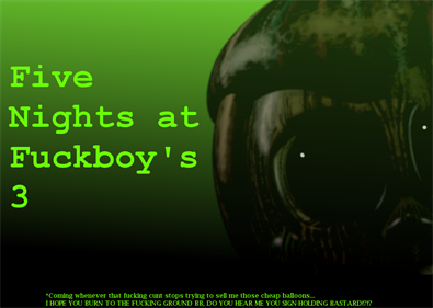 Five Nights at Fuckboys 3 - Fanart - Box - Front Image