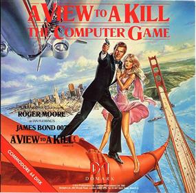 A View to a Kill: The Computer Game - Box - Front Image