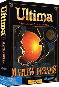 Ultima: Worlds of Adventure 2: Martian Dreams - Box - 3D Image