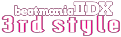 beatmania IIDX 3rd style - Clear Logo Image