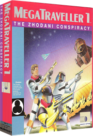 MegaTraveller 1: The Zhodani Conspiracy - Box - 3D Image