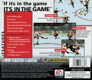 NHL 97 - Box - Back Image