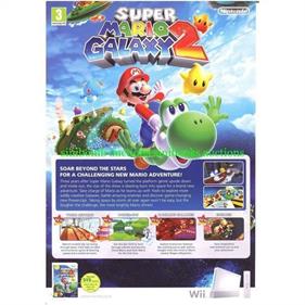 Super Mario Galaxy 2 - Advertisement Flyer - Front Image