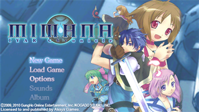 Mimana Iyar Chronicle - Screenshot - Game Title Image