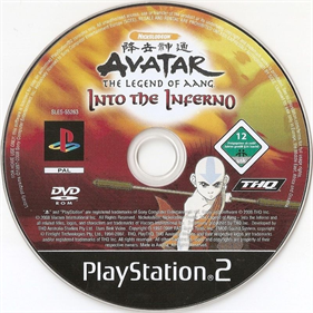 Avatar: The Last Airbender: Into the Inferno - Disc Image