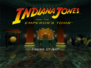 Indiana Jones and the Emperor's Tomb - Screenshot - Game Title Image