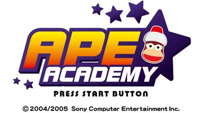 Ape Escape Academy - Screenshot - Game Title Image