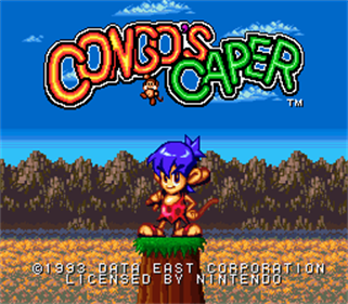Congo's Caper - Screenshot - Game Title Image