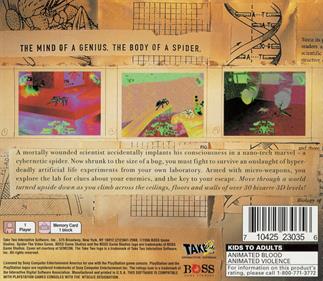 Spider: The Video Game - Box - Back Image