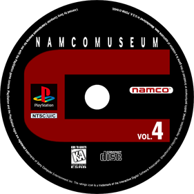 Namco Museum Vol. 4 - Fanart - Disc Image