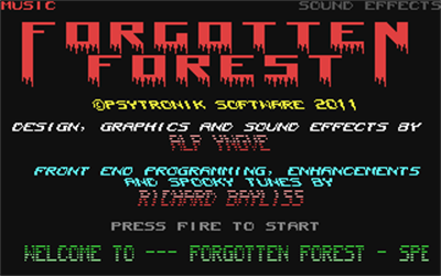 Forgotten Forest - Screenshot - Game Title Image