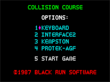 Collision Course - Screenshot - Game Select Image
