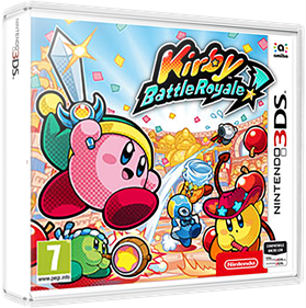 Kirby Battle Royale - Box - 3D Image
