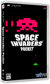 Space Invaders Pocket  - Box - 3D Image