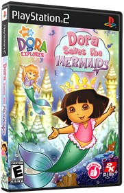 Dora the Explorer: Dora Saves the Mermaids - Box - 3D Image