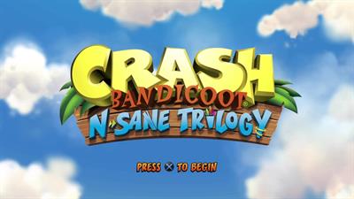Crash Bandicoot N. Sane Trilogy - Screenshot - Game Title Image