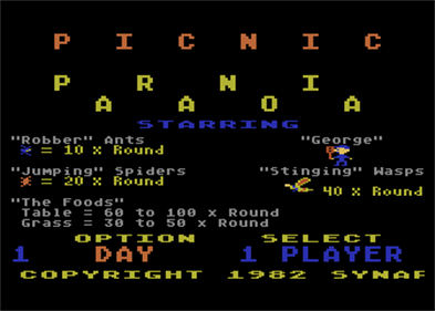 Picnic Paranoia - Screenshot - Game Title Image