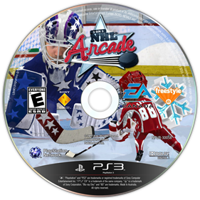 3 on 3 NHL Arcade - Fanart - Disc Image