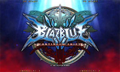 BlazBlue: Continuum Shift - Screenshot - Game Title Image
