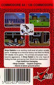 Ninja Rabbits - Box - Back Image
