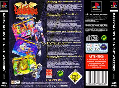 Darkstalkers: The Night Warriors - Box - Back - Reconstructed Image