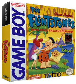 The Flintstones: King Rock Treasure Island - Box - 3D Image