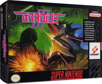 Gradius III - Box - 3D Image
