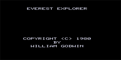 Everest Explorer - Screenshot - Game Title Image