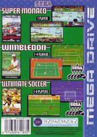 Sega Sports 1 - Box - Back Image